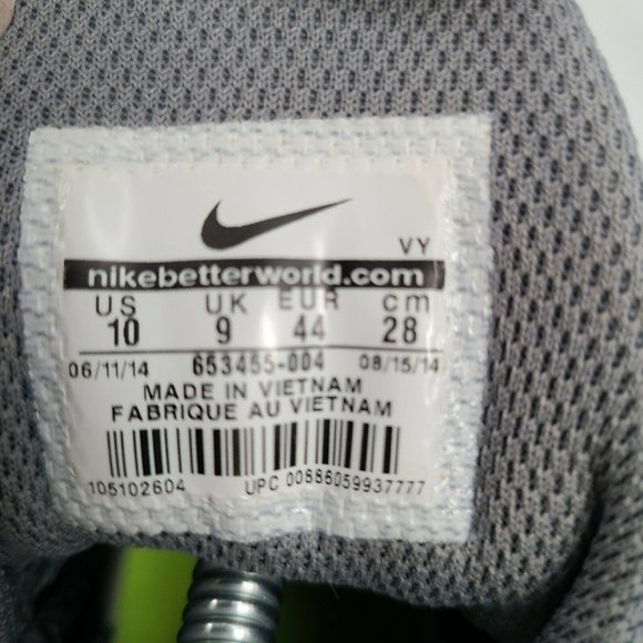 MENS NIKE STUTTER STEP 2 STYLE‎ AIRMAX 653455-004 Sneakers/Shoes.US Size 10 Gray - Picture 8 of 9